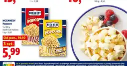 Lidl Popcorn słodki McEnnedy 3-pak oferta