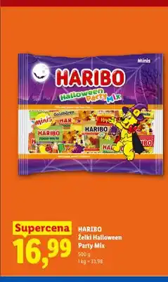 Lidl Żelki Haribo Halloween Party Mix oferta