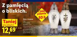 Lidl Znicz z krzyżem 33 cm oferta
