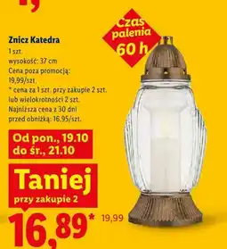 Lidl Znicz Katedra 37 cm oferta