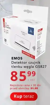 Poczta Polska Detektor czujnik tlenku węgla GS827 Emos oferta