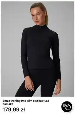 4F Bluza treningowa slim bez kaptura damska oferta