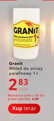 Poczta Polska Wkład do zniczy parafinowy 1+ Granit oferta
