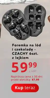 Poczta Polska Foremka na lód i czekoladę Czachy 6 szt. z lejkiem oferta