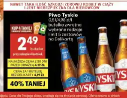 Delikatesy Centrum Piwo Tyskie oferta