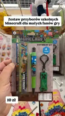 Pepco Zestaw przyborów szkolnych Minecraft oferta