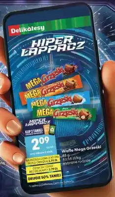 Delikatesy Centrum Wafle Mega Grześki oferta