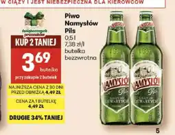 Delikatesy Centrum Piwo Namysłów Pils oferta