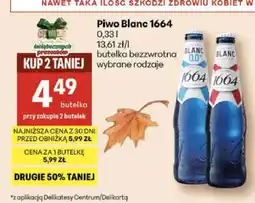 Delikatesy Centrum Piwo bezalkoholowe Blanc 1664 oferta