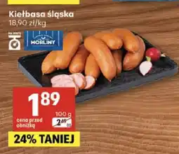 Delikatesy Centrum Kiełbasa śląska Morliny oferta