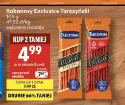 Delikatesy Centrum Kabanosy Exclusive chili Tarczyński oferta