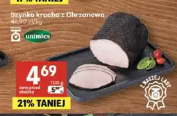Delikatesy Centrum Szynka krucha z Chrzanowa Unimięs oferta