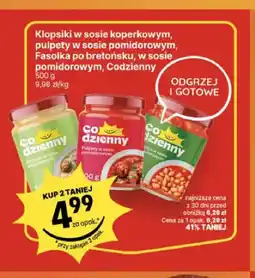 Delikatesy Centrum Klopsiki w sosie koperkowym Codzienny oferta