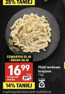 Delikatesy Centrum Flaki wołowe krojone oferta