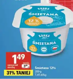 Delikatesy Centrum Śmietana Kanka 12% oferta