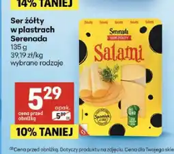 Delikatesy Centrum Ser żółty w plastrach Serenada oferta