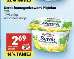Delikatesy Centrum Serek homogenizowany Piątnica oferta