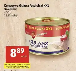 Delikatesy Centrum Konserwa Gulasz Angielski XXL Sokołów oferta