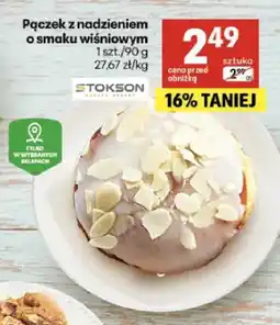 Delikatesy Centrum Pączek z nadzieniem o smaku wiśniowym Stokson oferta
