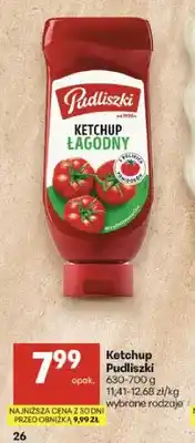 Delikatesy Centrum Ketchup łagodny Pudliszki oferta