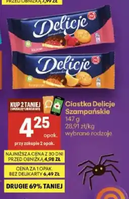 Delikatesy Centrum Ciastka Delicje Szampańskie oferta