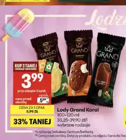 Delikatesy Centrum Lody Grand oferta