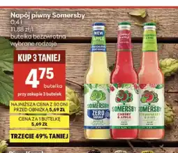 Delikatesy Centrum Piwo bezalkoholowe Napój piwny bezalkoholowy Somersby Apple oferta