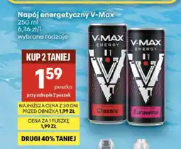 Delikatesy Centrum Napój energetyczny V-Max Classic oferta