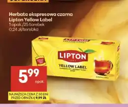 Delikatesy Centrum Herbata ekspresowa czarna Lipton Yellow Label oferta