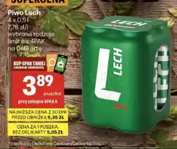 Delikatesy Centrum Piwo Lech Premium 4-pak oferta