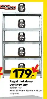 Bricomarche Regał metalowy ocynkowany Go/On! oferta