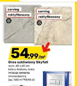 Bricomarche Gres szkliwiony Skyfall oferta