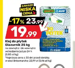 Bricomarche Klej do płytek Glazurnik Mapei oferta