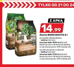 Bricomarche Ziemia do roślin domowych zielonych Bigos Biovita oferta