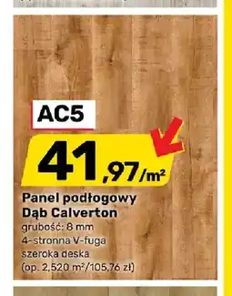 Bricomarche Panel podłogowy Dąb Calverton oferta