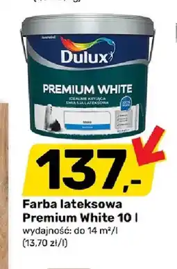 Bricomarche Farba lateksowa Premium White Dulux oferta