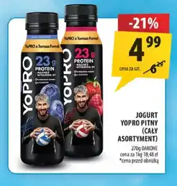 Arhelan Jogurt YoPro pitny borówka Danone oferta