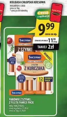 Arhelan Parówki z szynki Family Pack Tarczyński oferta