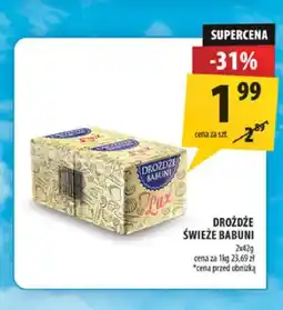 Arhelan Drożdże świeże Babuni 2-pak oferta
