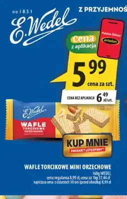 Arhelan Wafle torcikowe mini orzechowe E.Wedel oferta