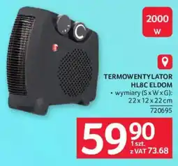 Selgros Termowentylator Eldom oferta