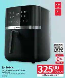 Selgros Frytkownica Beztłuszczowa Bosch oferta
