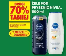 Biedronka Żele pod prysznic Nivea oferta