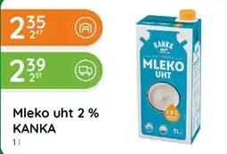 Eurocash Cash & Carry Mleko uht 2 % KANKA oferta