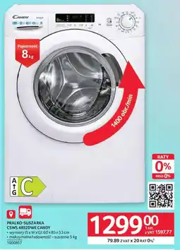 Selgros Pralko-suszarka Candy oferta