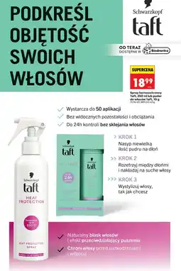 Biedronka Spray termoochronny Taft oferta