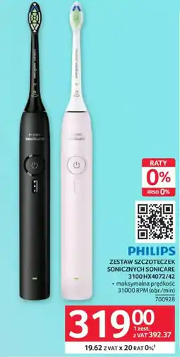 Selgros Zestaw szczoteczek sonicznych Sonicare oferta