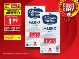 Biedronka Mleko UHT 3,2% Mleczna Dolina oferta