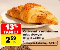 Carrefour Market Croissant z nadzieniem migdałowym oferta