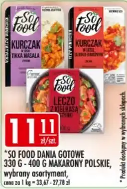 Sklepy Doroty SO FOOD Dania Gotowe oferta